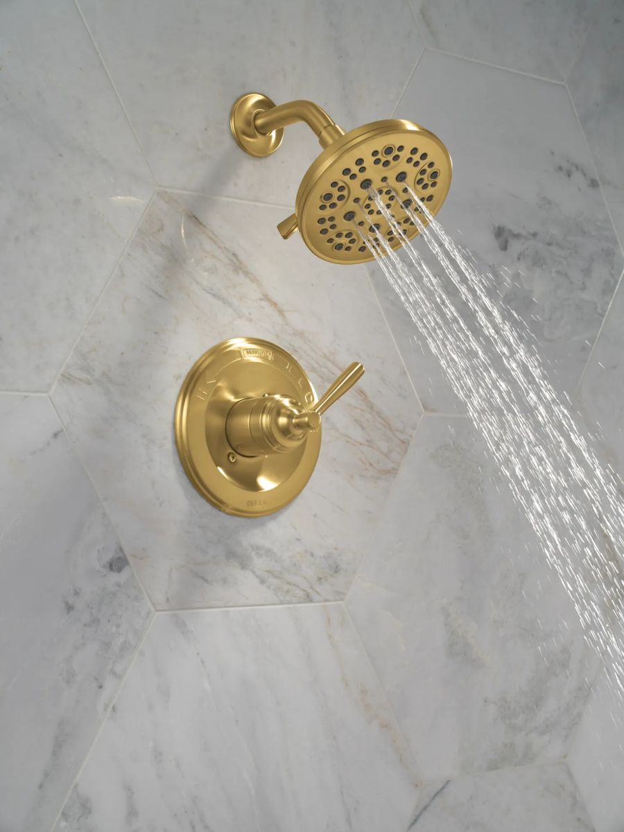 DELTA Roe Monitor 14 Series Shower Only — Brushed Gold