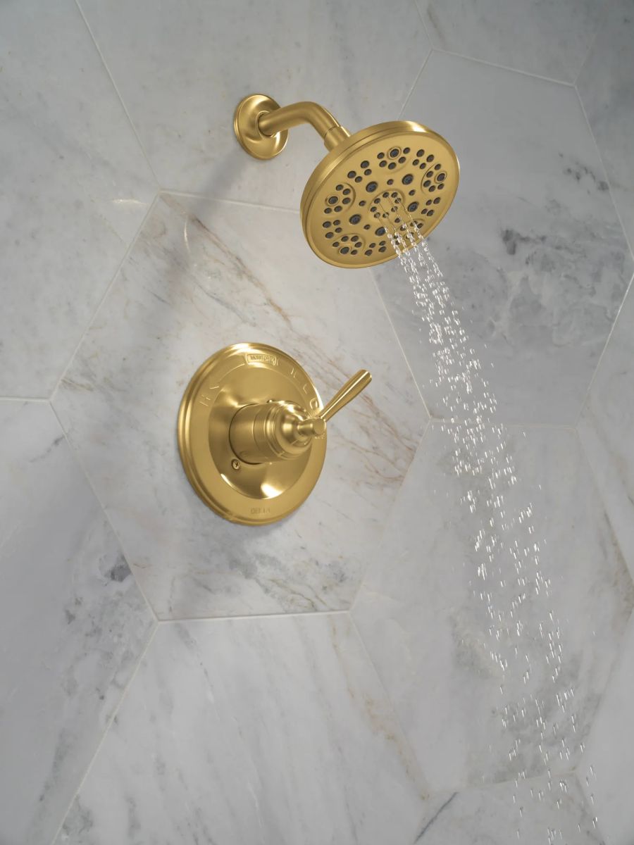 DELTA Roe Monitor 14 Series Shower Only — Brushed Gold
