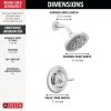 DELTA Roe Monitor 14 Series Shower Only — Chrome