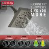 DELTA Pivotal Monitor 14 Series H2OKINETIC Shower Trim — Lumicoat® Black Stainless