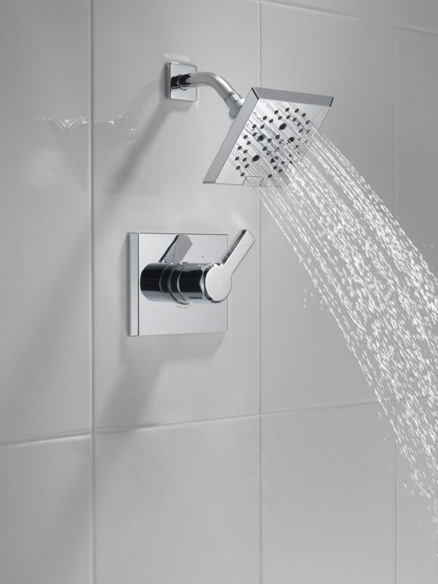 DELTA Pivotal Monitor 14 Series H2OKINETIC Shower Trim — Lumicoat® Chrome