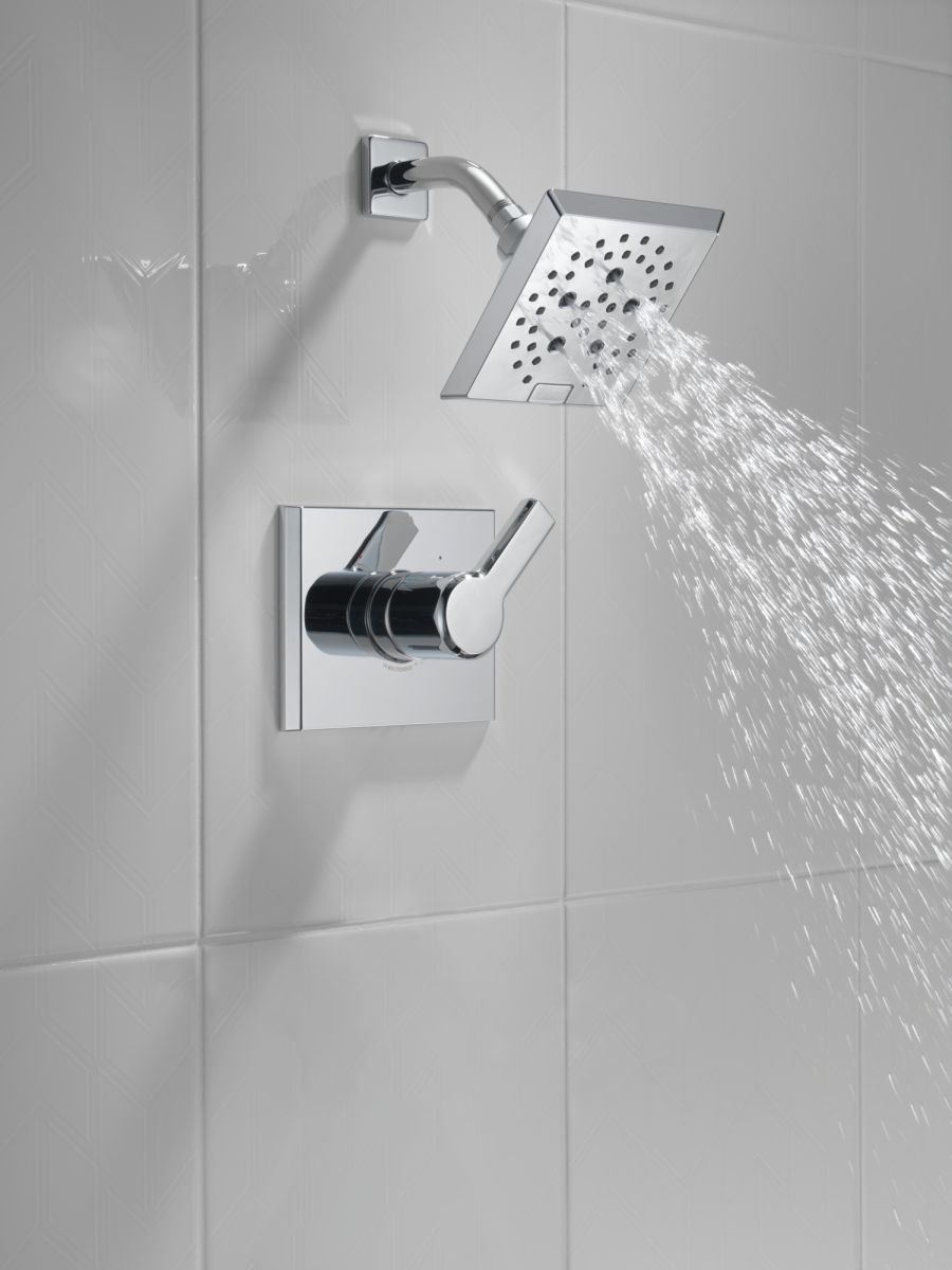 DELTA Pivotal Monitor 14 Series H2OKINETIC Shower Trim — Lumicoat® Chrome