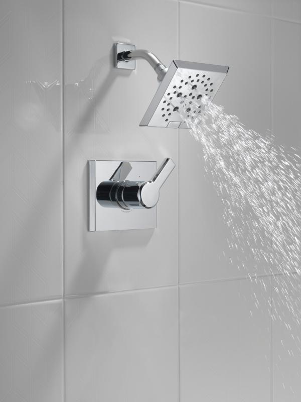DELTA Pivotal Monitor 14 Series H2OKINETIC Shower Trim — Lumicoat® Chrome