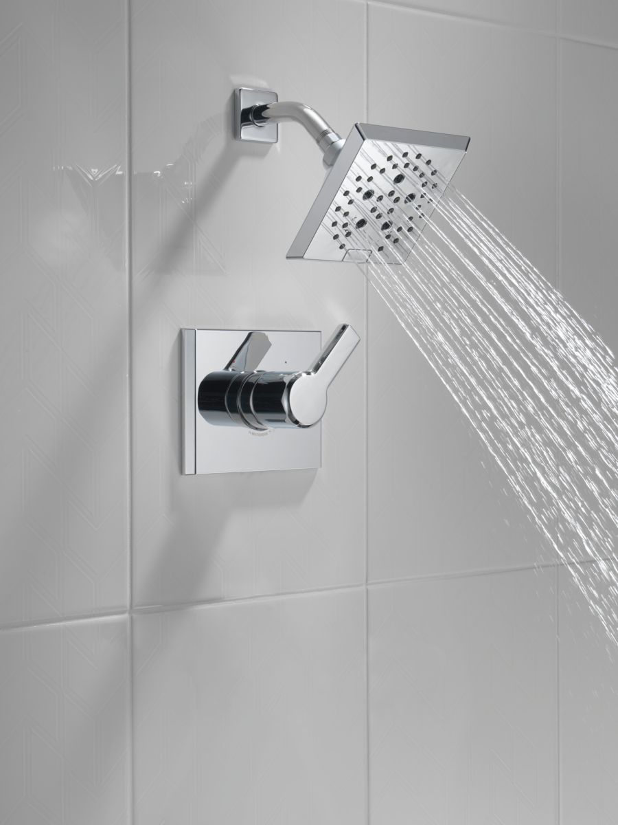 DELTA Pivotal Monitor 14 Series H2OKINETIC Shower Trim — Lumicoat® Chrome