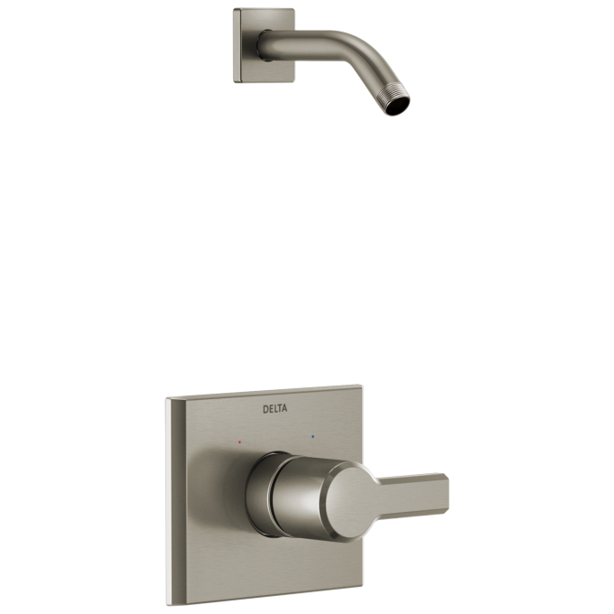DELTA Pivotal Monitor 14 Series Shower Trim - Less Head — Lumicoat® Stainless