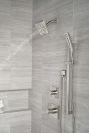 DELTA Universal Showering Components H2OKINETIC 3-Setting Slide Bar Hand Shower — Lumicoat® Stainless