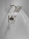 DELTA Pivotal Monitor 14 Series H2OKINETIC Shower Trim — Lumicoat® Stainless