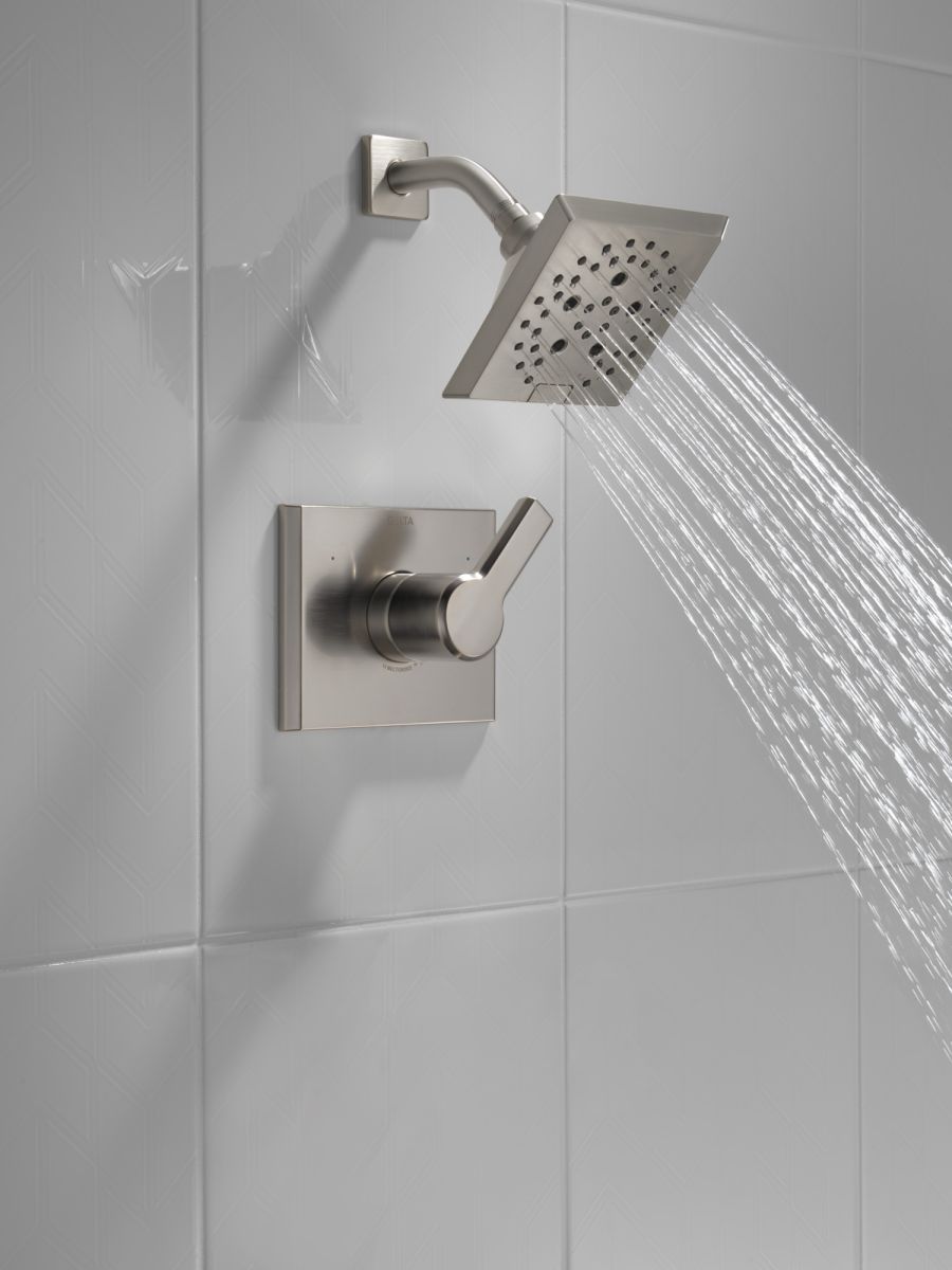 DELTA Pivotal Monitor 14 Series H2OKINETIC Shower Trim — Lumicoat® Stainless