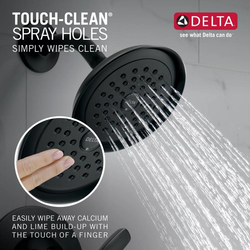 DELTA Woodhurst Tub & Shower Trim — Matte Black