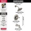 DELTA Woodhurst Tub/Shower Trim — Stainless