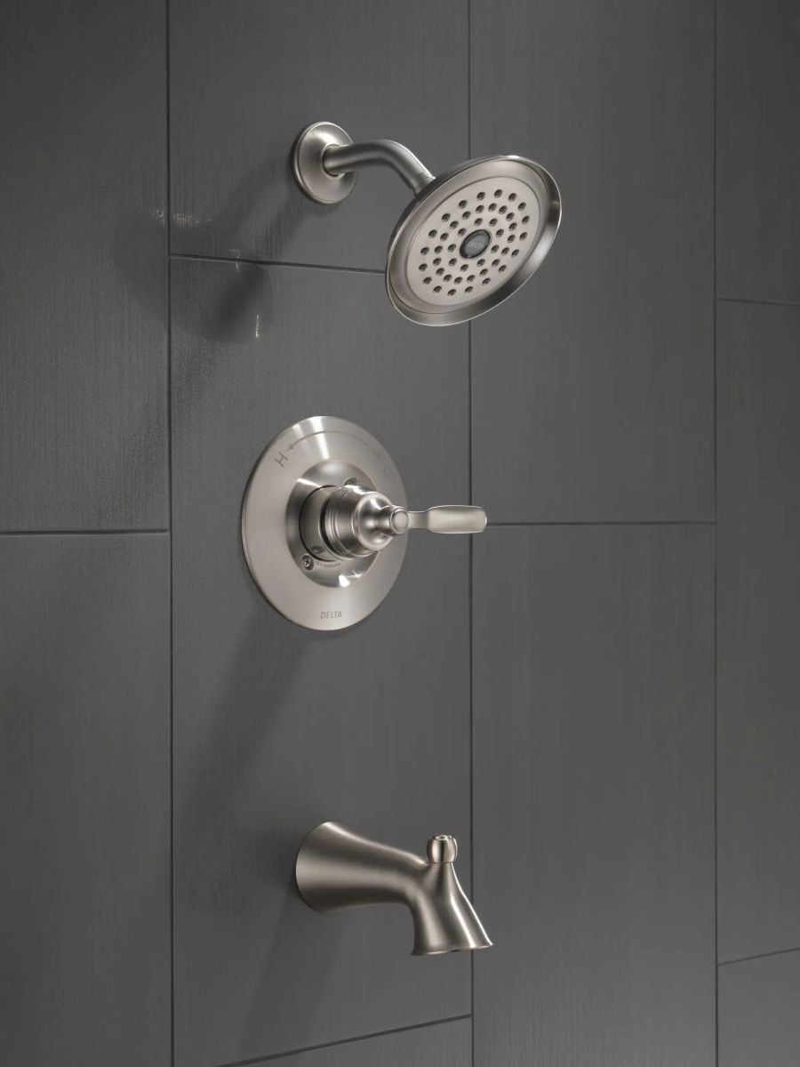 DELTA Woodhurst Tub/Shower Trim — Stainless