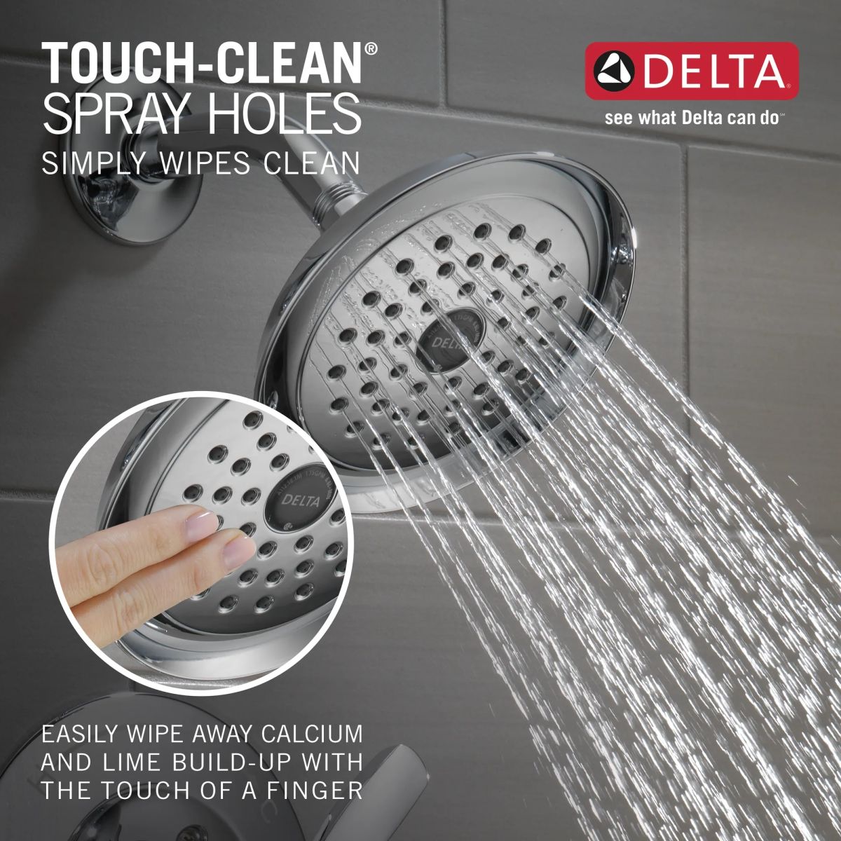 DELTA Woodhurst Tub/Shower Trim — Chrome