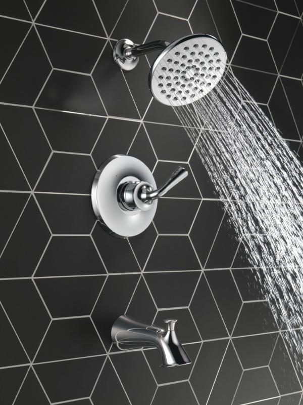 DELTA Kayra Monitor 14 Series Tub & Shower Trim — Chrome