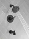 DELTA Saylor Monitor 14 Series Tub & Shower Trim — Matte Black