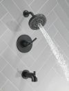 DELTA Saylor Monitor 14 Series Tub & Shower Trim — Matte Black
