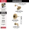 DELTA Saylor Monitor 14 Series Tub & Shower Trim — Champagne Bronze