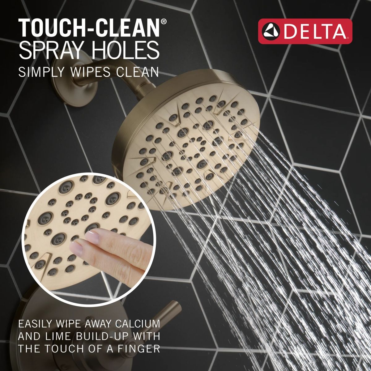 DELTA Saylor Monitor 14 Series Tub & Shower Trim — Champagne Bronze