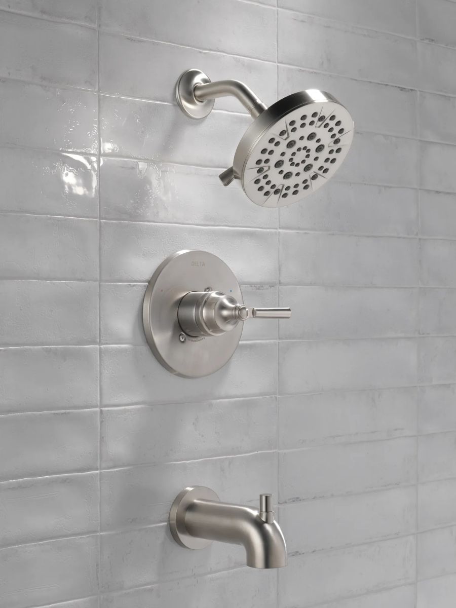 DELTA Saylor Monitor 14 Series Tub & Shower Trim — Stainless