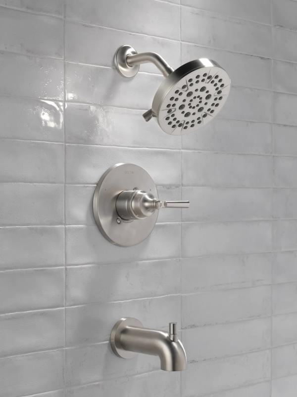 DELTA Saylor Monitor 14 Series Tub & Shower Trim — Stainless