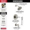 DELTA Saylor Monitor 14 Series Tub & Shower Trim — Stainless