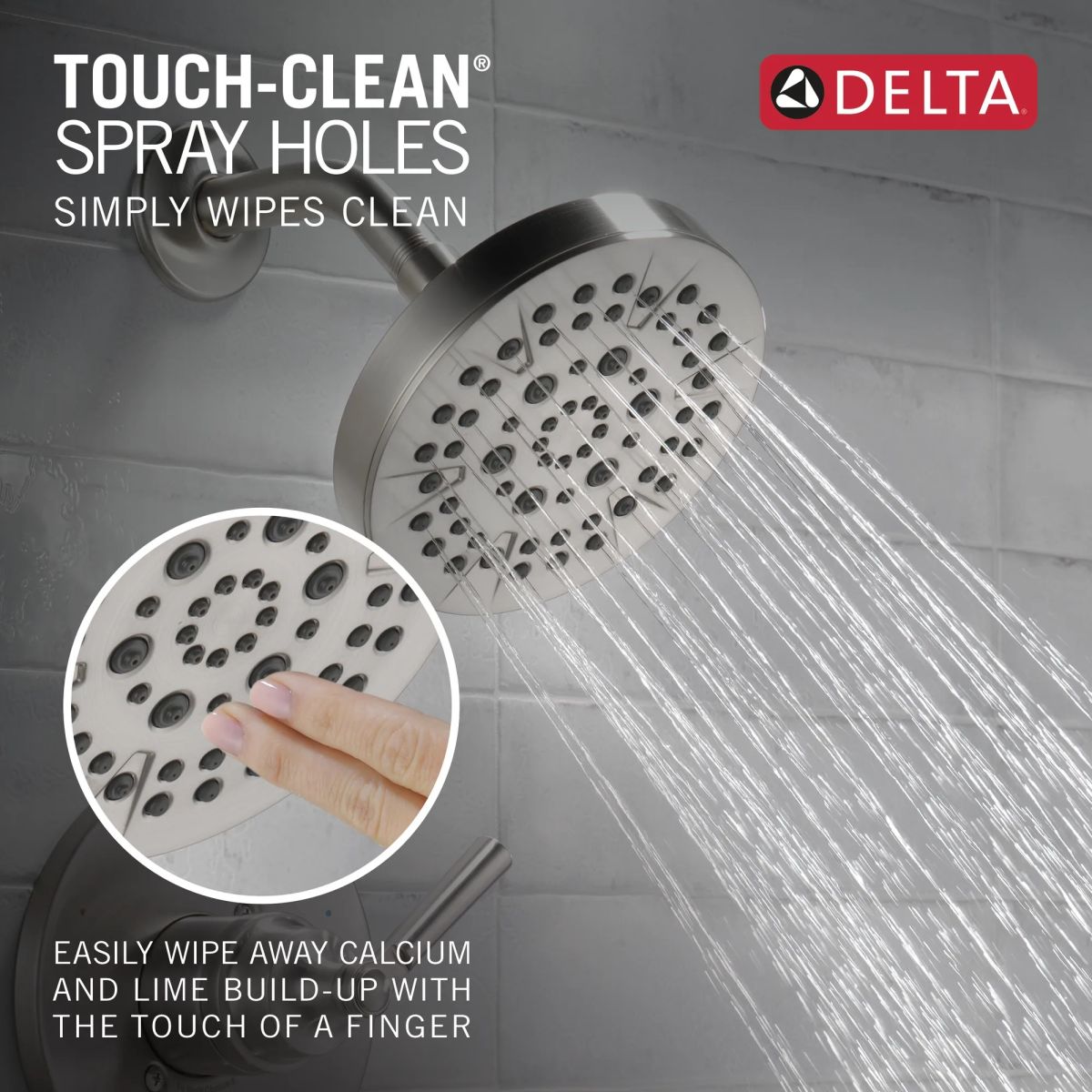 DELTA Saylor Monitor 14 Series Tub & Shower Trim — Stainless