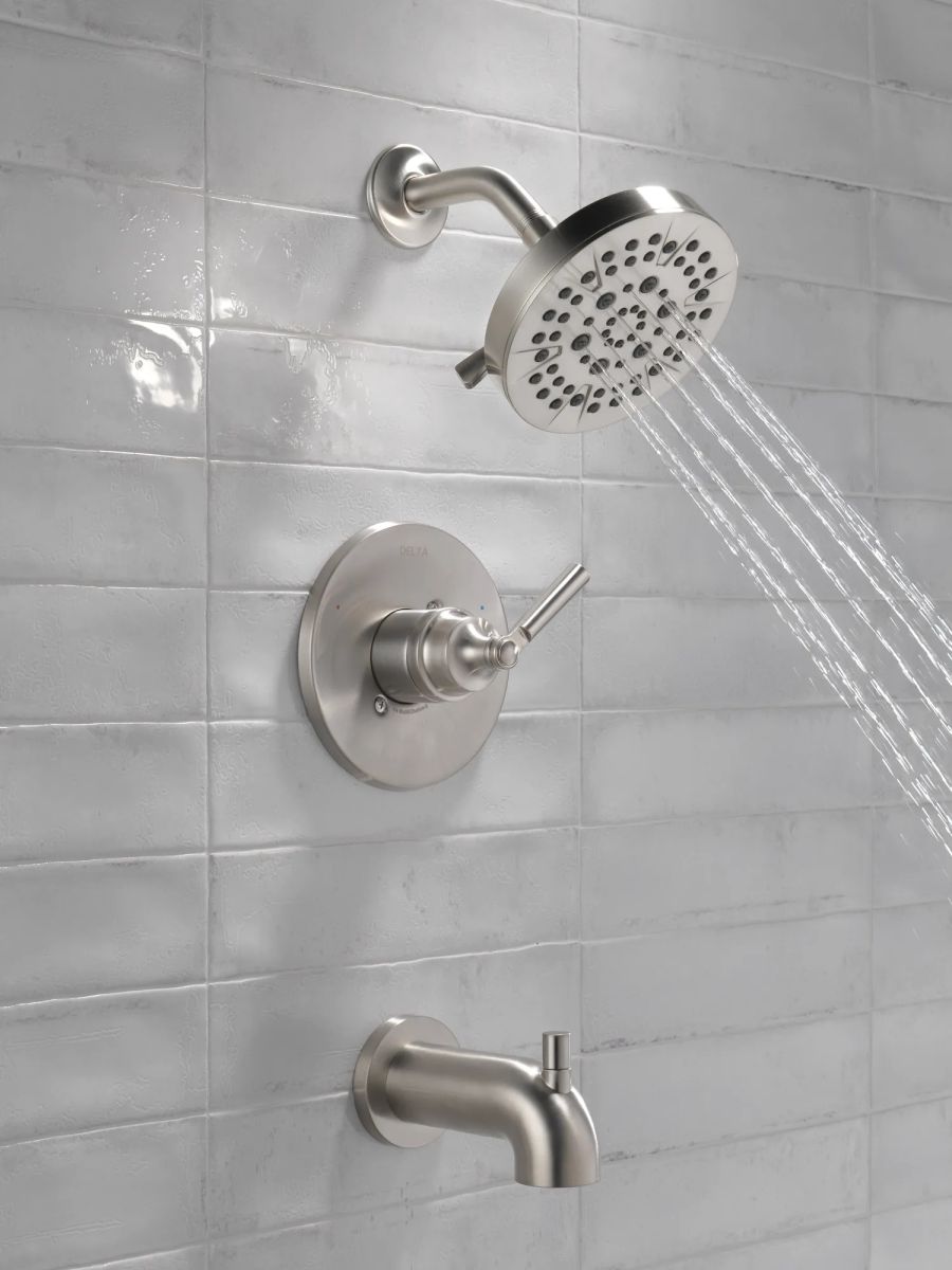 DELTA Saylor Monitor 14 Series Tub & Shower Trim — Stainless