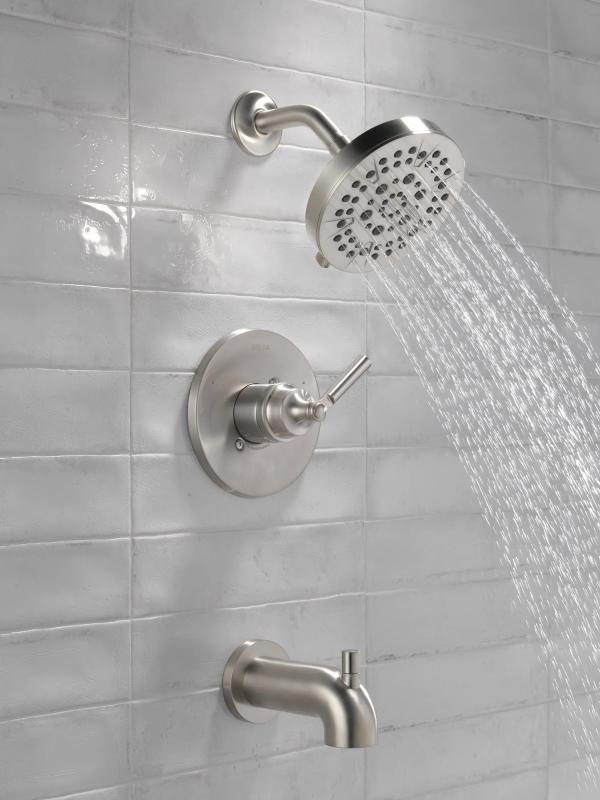 DELTA Saylor Monitor 14 Series Tub & Shower Trim — Stainless