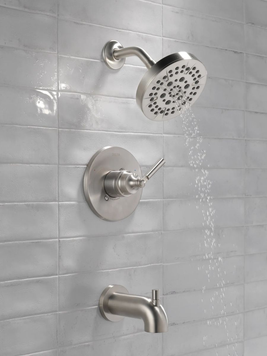 DELTA Saylor Monitor 14 Series Tub & Shower Trim — Stainless