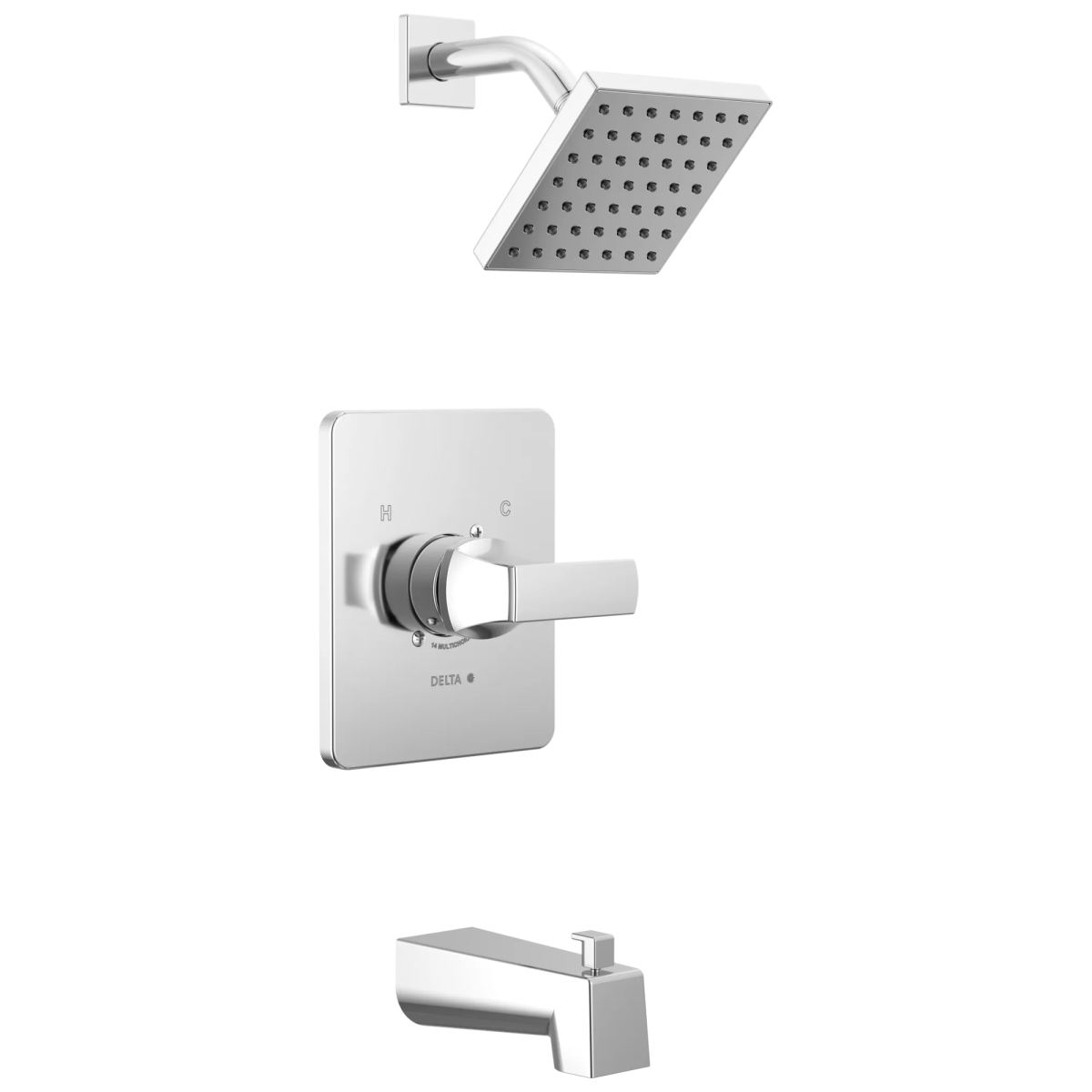 DELTA Velum Monitor 14 Series Tub & Shower — Chrome