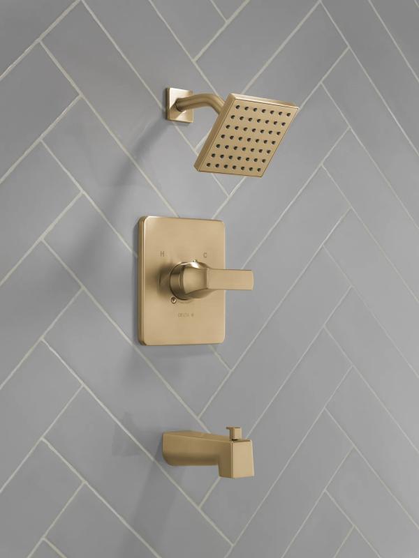 DELTA Velum Monitor 14 Series Tub & Shower — Champagne Bronze