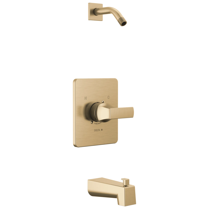 DELTA Velum Monitor 14 Series Tub & Shower - Less Head — Champagne Bronze