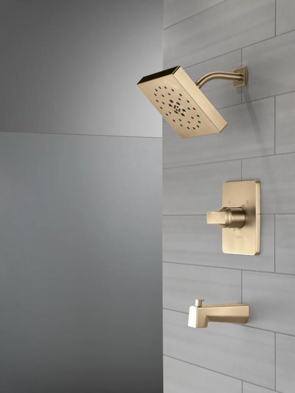 DELTA Velum Monitor 14 Series Tub & Shower - Less Head — Champagne Bronze