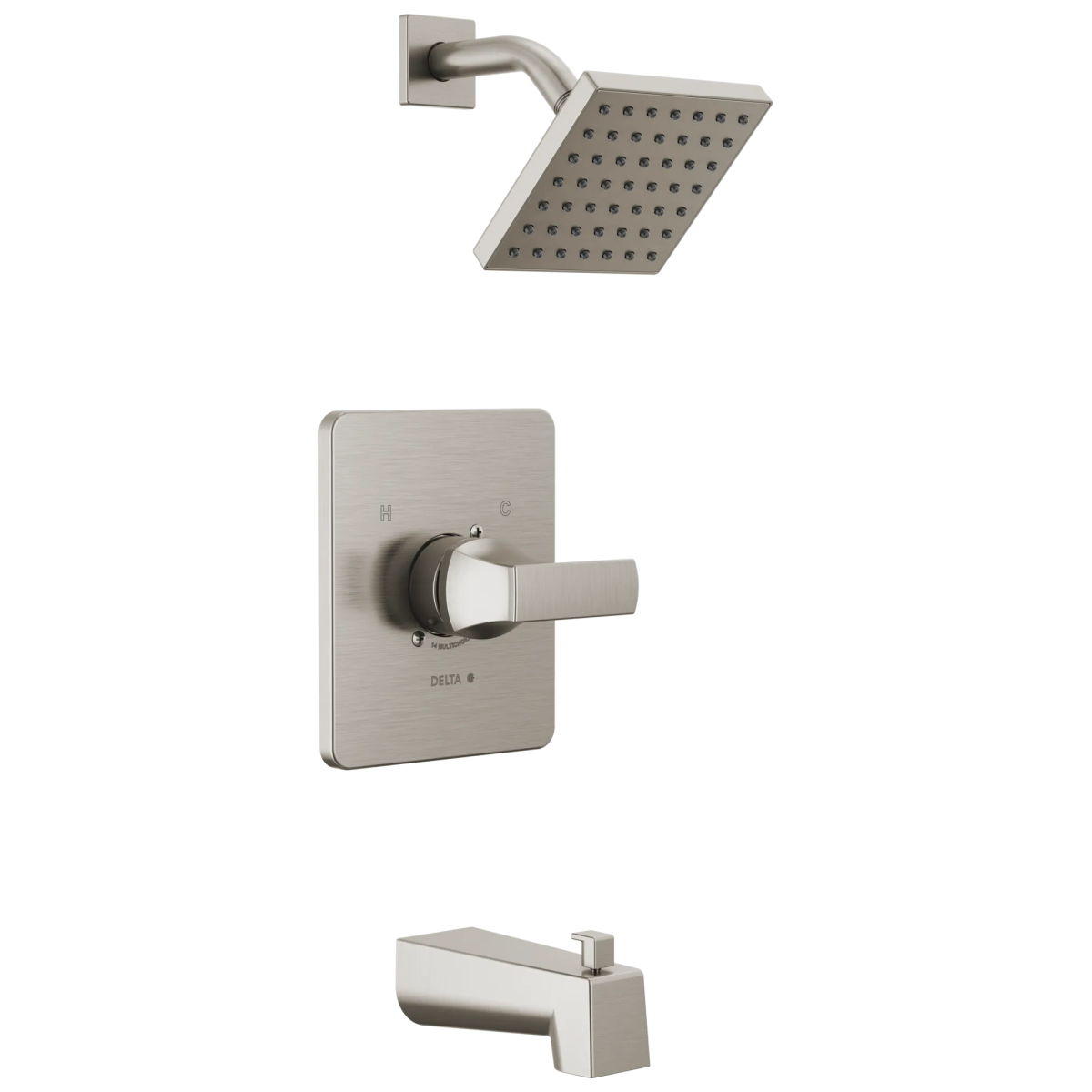DELTA Velum Monitor 14 Series Tub & Shower — Stainless