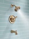DELTA Lahara Monitor 14 Series Tub & Shower Trim — Champagne Bronze