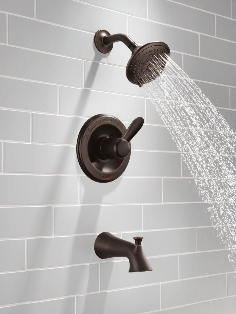 DELTA Lahara Monitor 14 Series Tub & Shower Trim — Venetian Bronze