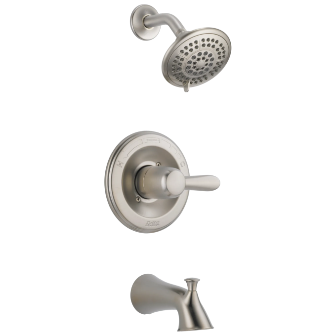 DELTA Lahara Monitor 14 Series Tub & Shower Trim — Stainless