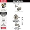 DELTA Lahara Monitor 14 Series Tub & Shower Trim — Stainless