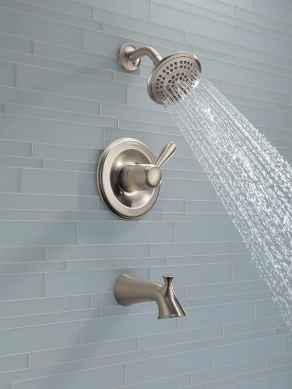 DELTA Lahara Monitor 14 Series Tub & Shower Trim — Stainless