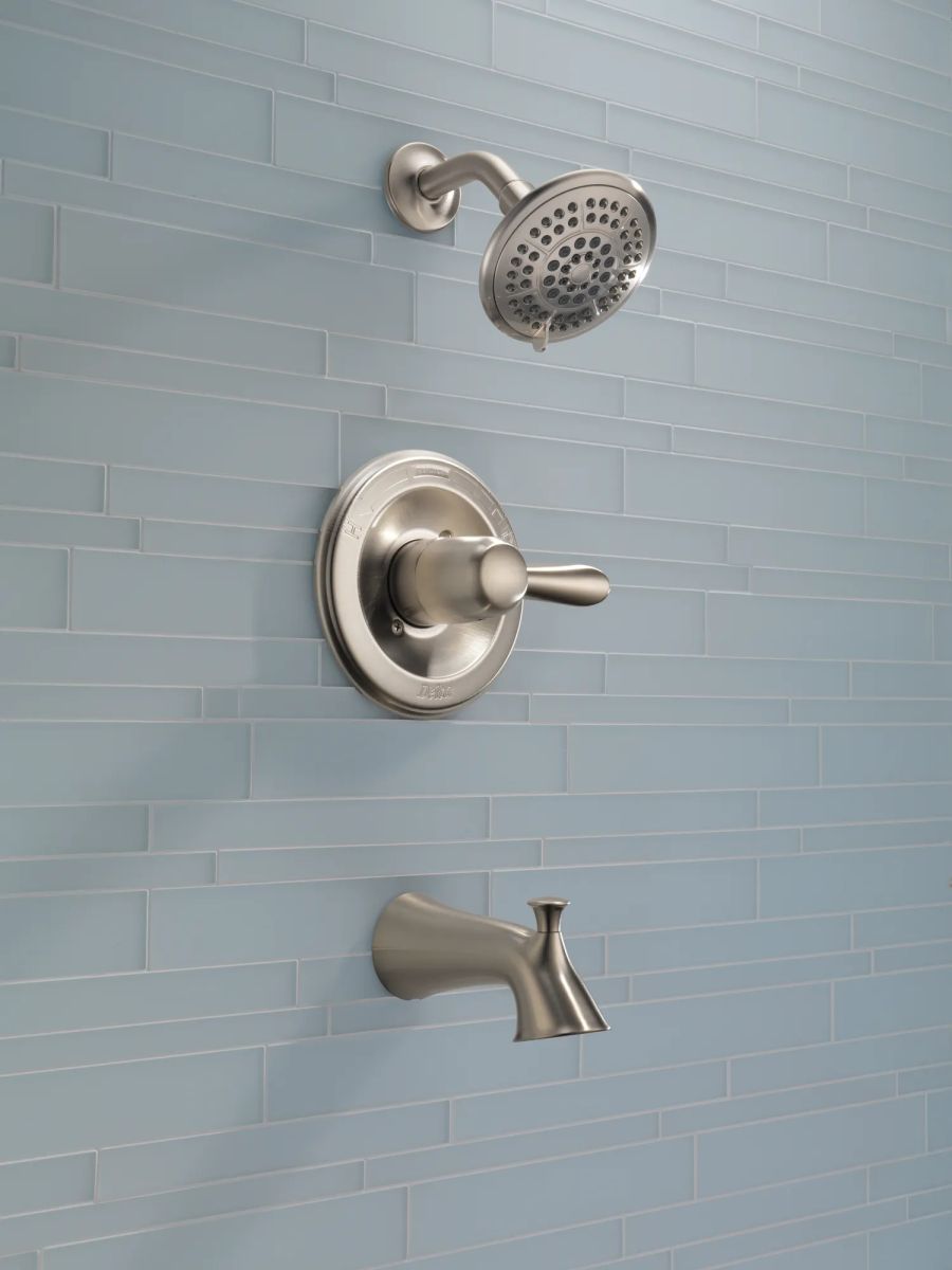 DELTA Lahara Monitor 14 Series Tub & Shower Trim — Stainless