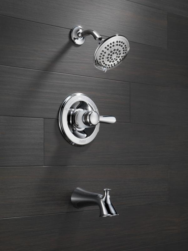 DELTA Lahara Monitor 14 Series Tub & Shower Trim — Chrome