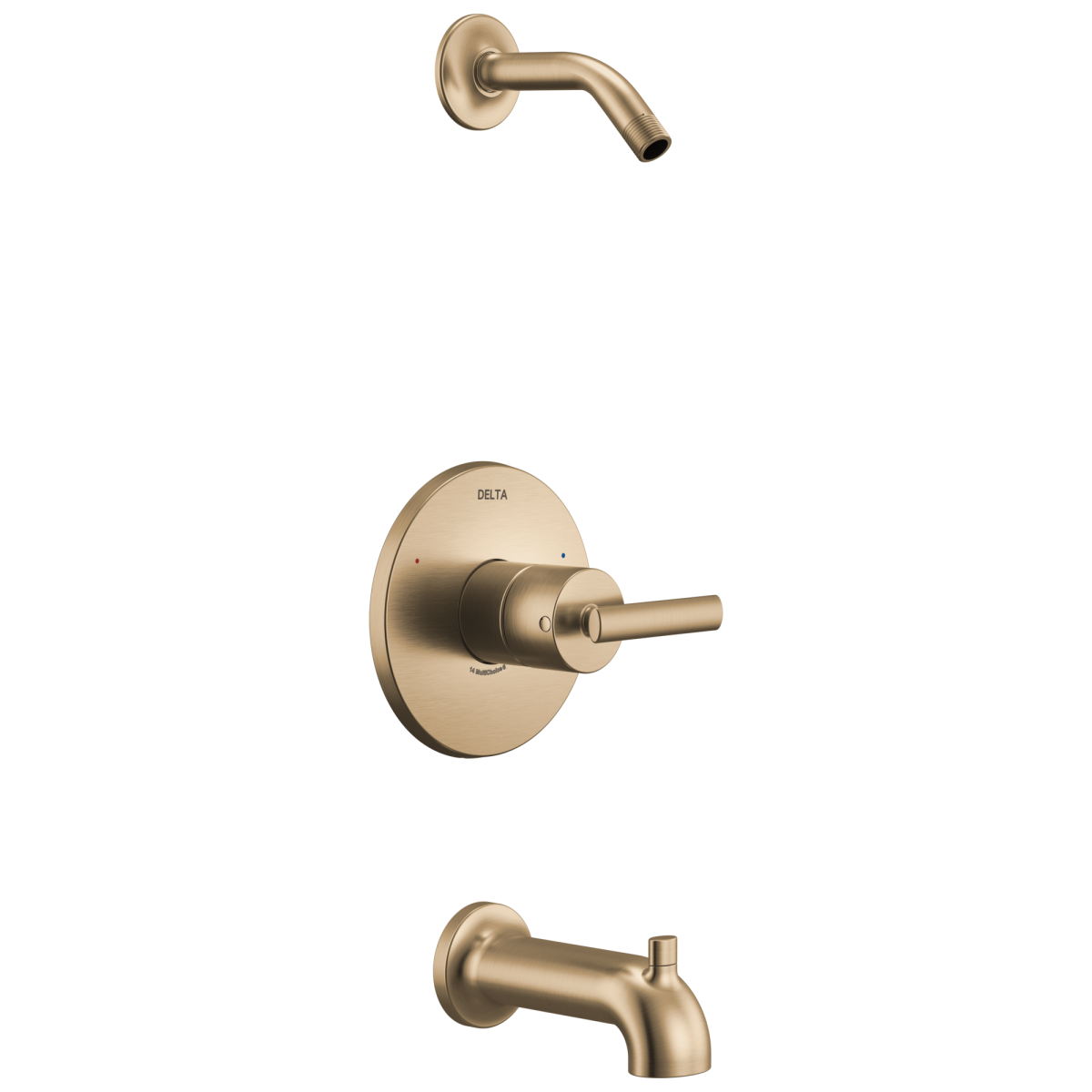 DELTA Altado Monitor 14 Series Tub & Shower Trim - Less Head — Champagne Bronze