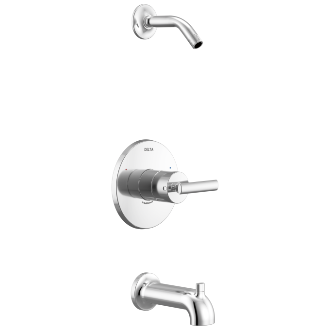 DELTA Altado Monitor 14 Series Tub & Shower Trim - Less Head — Chrome