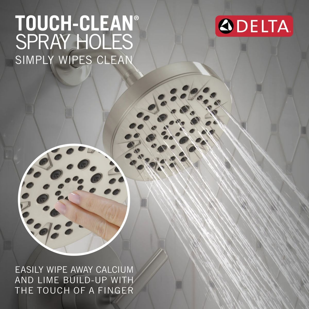 DELTA Altado Monitor 14 Series Tub & Shower Trim — Stainless
