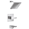 DELTA Trillian 14 Series H2Okinetic Tub Shower Trim — Lumicoat® Chrome