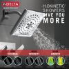 DELTA Trillian 14 Series H2Okinetic Tub Shower Trim — Lumicoat® Chrome