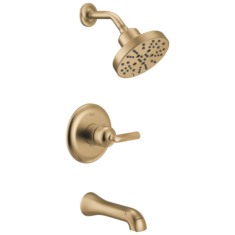 DELTA Bonacci 14 Series Tub Shower Trim — Lumicoat® Champagne Bronze