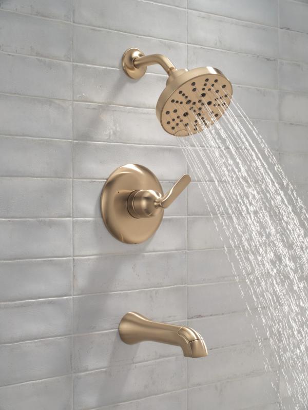 DELTA Bonacci 14 Series Tub Shower Trim — Lumicoat® Champagne Bronze