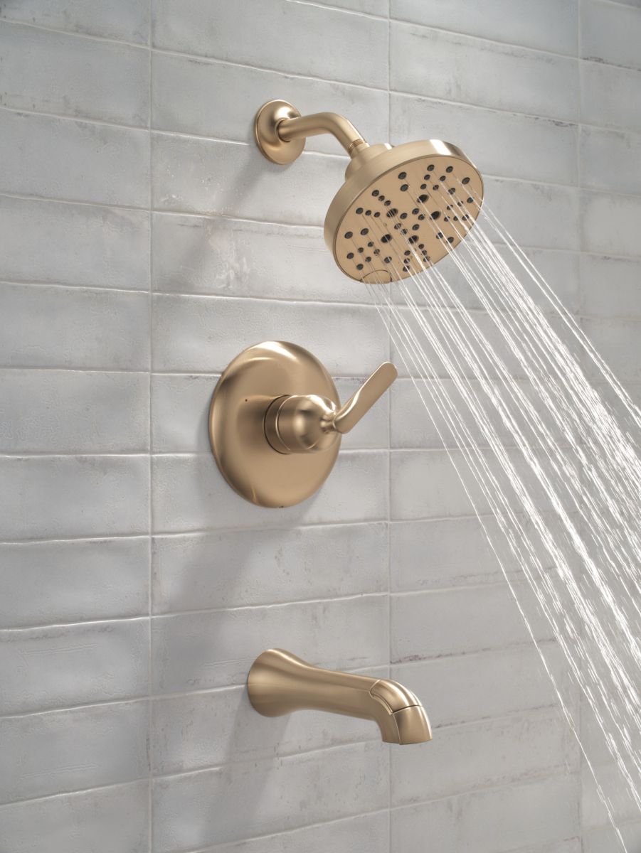 DELTA Bonacci 14 Series Tub Shower Trim — Lumicoat® Champagne Bronze