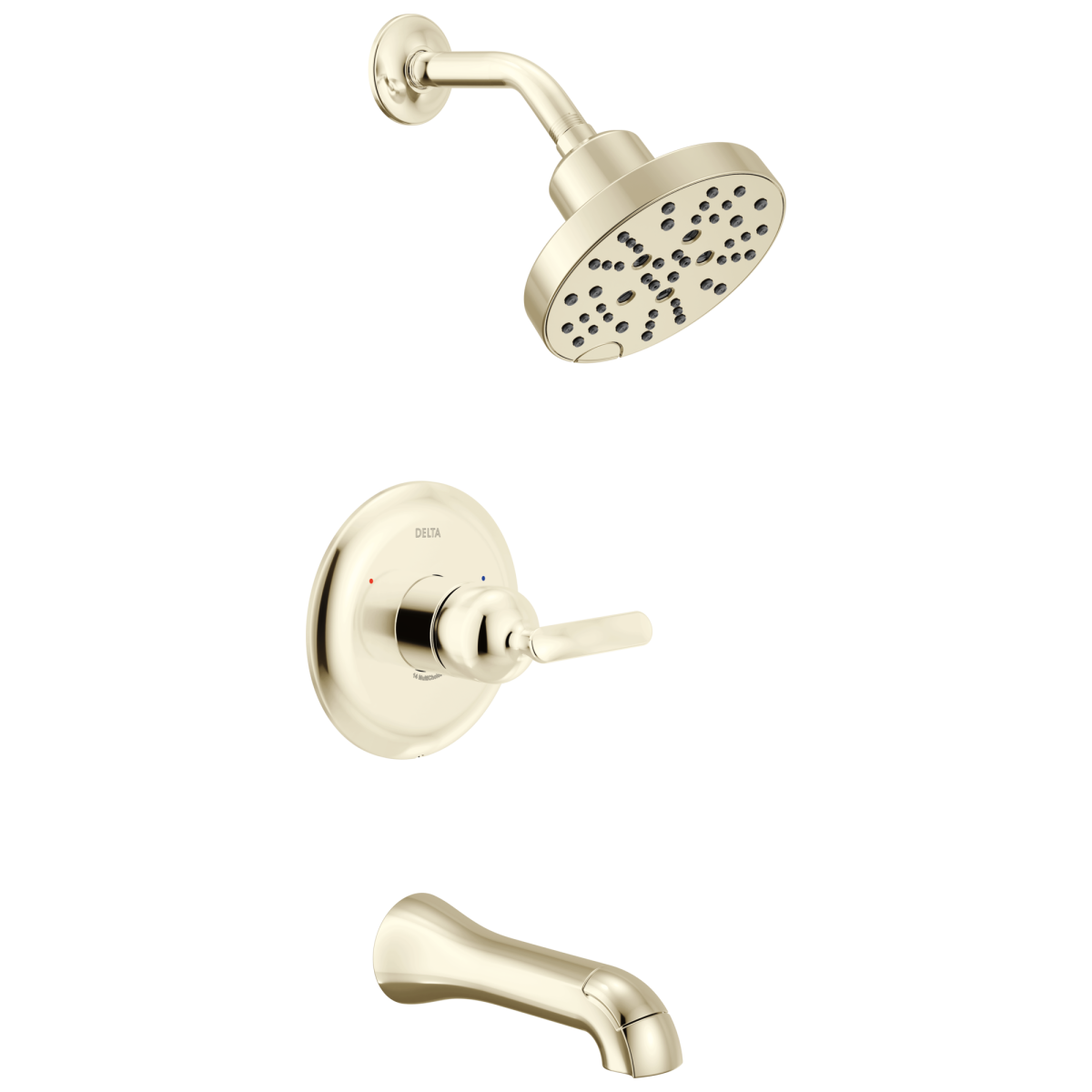 DELTA Bonacci 14 Series Tub Shower Trim — Lumicoat® Polished Nickel