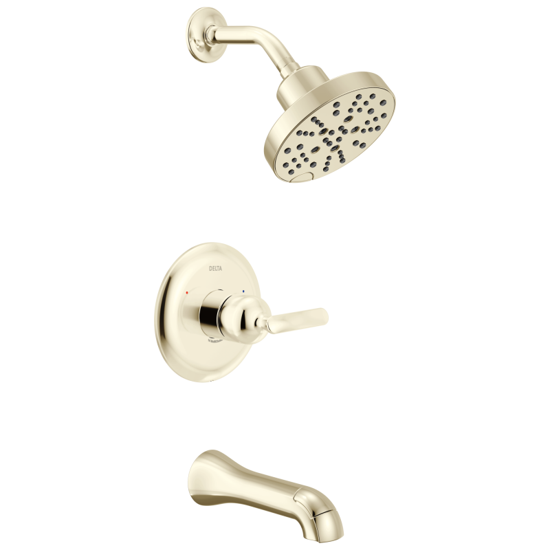 DELTA Bonacci 14 Series Tub Shower Trim — Lumicoat® Polished Nickel